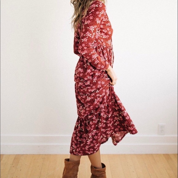Free People Tears of Joy Midi Dress - Picture 3 of 3